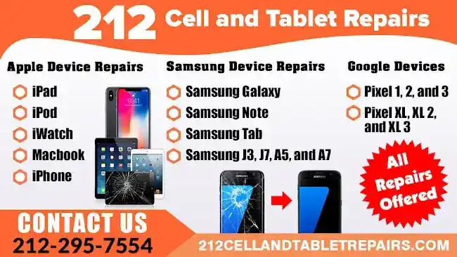212 Cell and Tablet Repairs