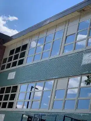 Arch Windows and Curtains