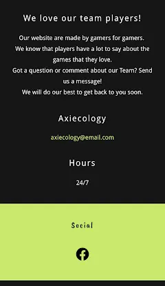 Axiecology