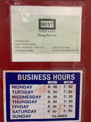 Best Paper and Bags 일회용품