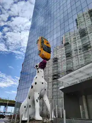 Dalmatian and Taxi Sculpture "Spot"
