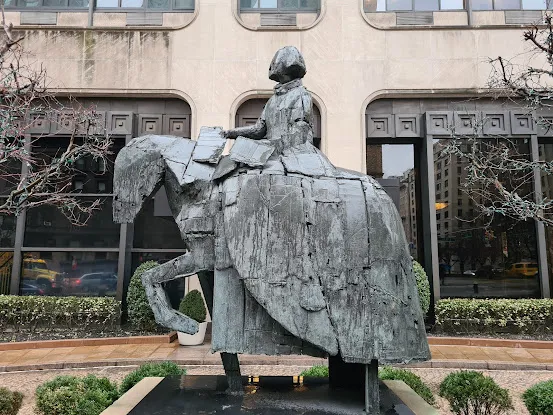 Dama a Caballo V by Manolo Valdés