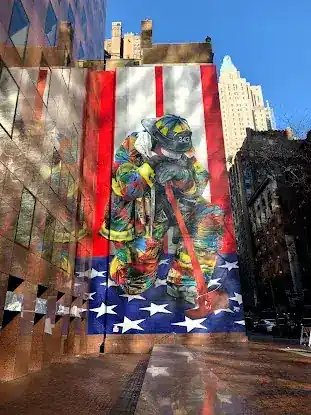Firefighter Mural