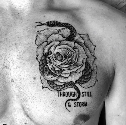 Fleur Noire Tattoo