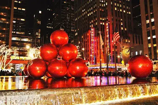 Giant Red Ornaments (Christmas)