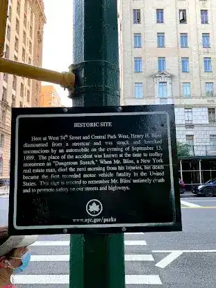 Henry Bliss Plaque
