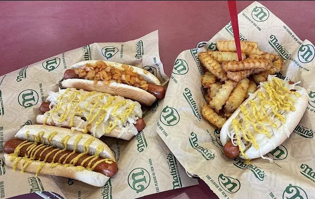 Nathan’s Famous Hot dog food truck