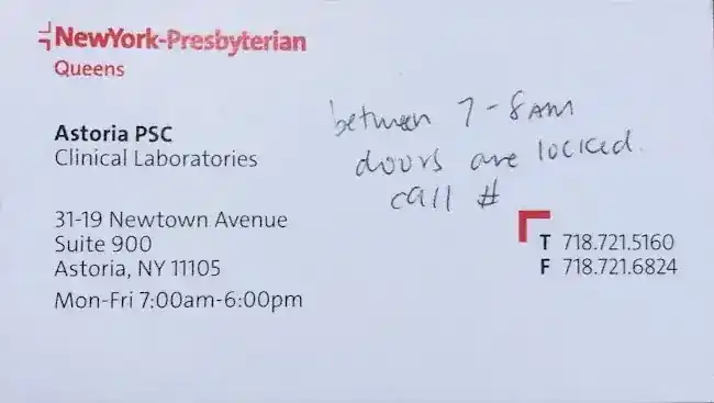 New York Presbyterian Clinical Laboratories