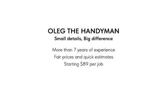 Oleg The Handyman