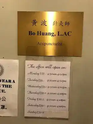 Ongg Sun Y MD - Bo Huang MD - licensed accupunturist