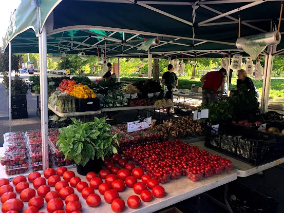 Paulus Hook Farmers Market featuring Stony Hill Farms, and Gourmet Nuts