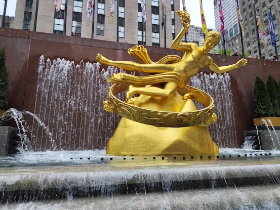 Prometheus statue