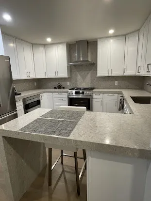 Quartz Countertops NJ and Fabuwood Cabinets