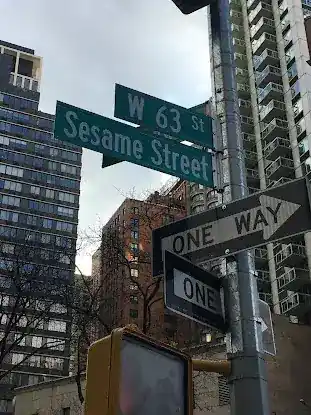 Sesame Street Sign