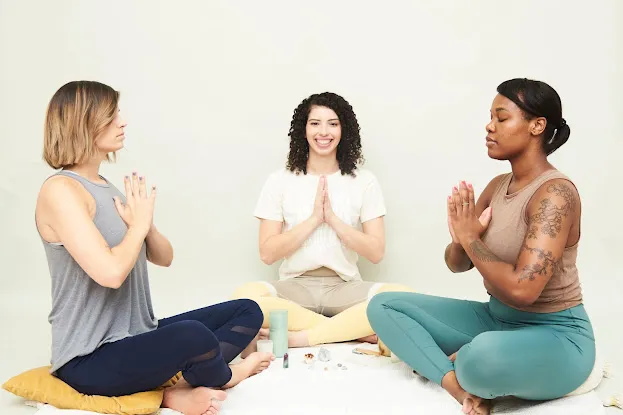 Smiling in Savasana