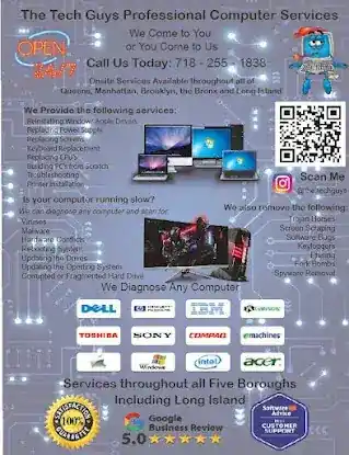 TECH GUYS PROFESSIONAL COMPUTER REPAIR NYC