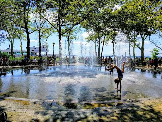 The Battery Fountain Splash Pad
