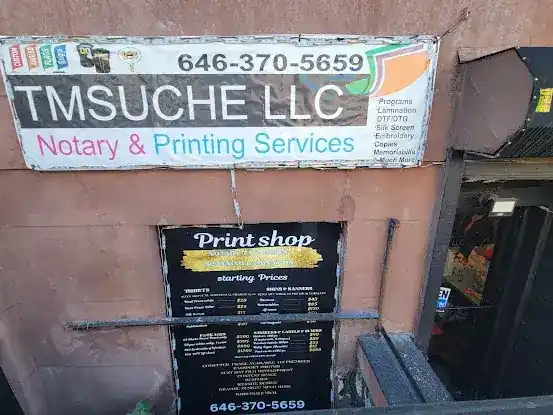 Tmsuche LLC - Custom Apparel, Printing, Notary, Banners