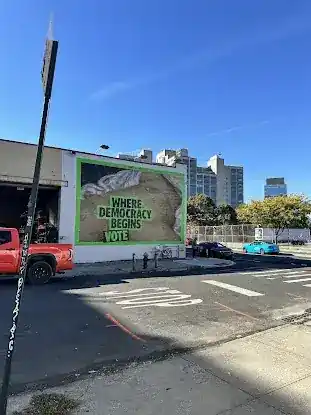 Where Democracy Begins Mural
