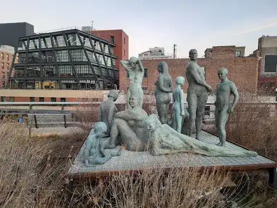 Women & Children Fountain at The High Line
