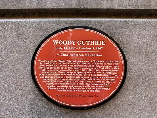 Woody Guthrie Marker