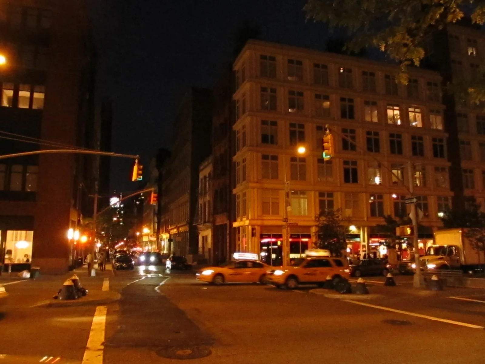 Houston Street and Greene Street in SoHo, Manhattan