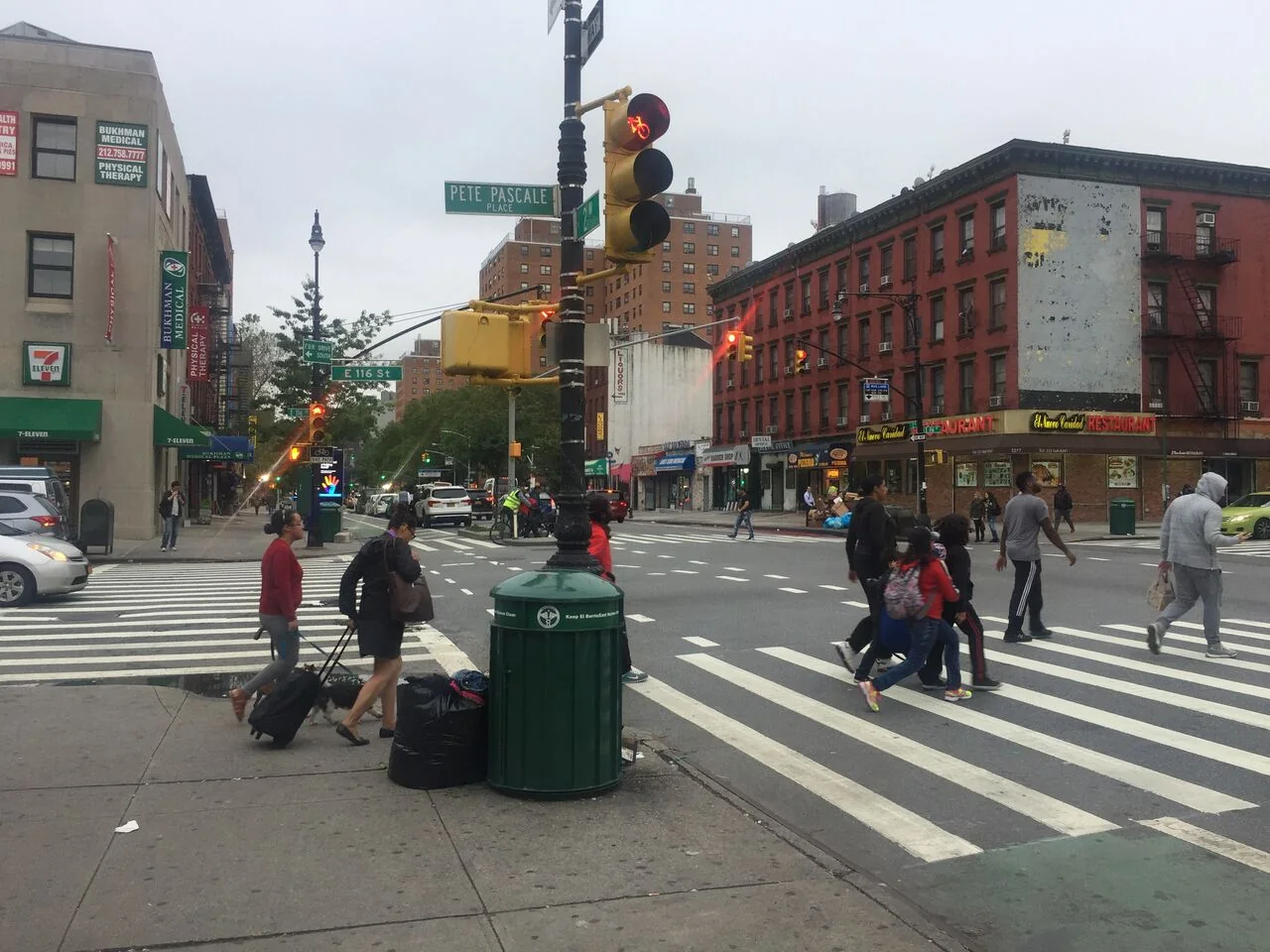 Second Avenue and East 116th Street in East Harlem, Manhattan