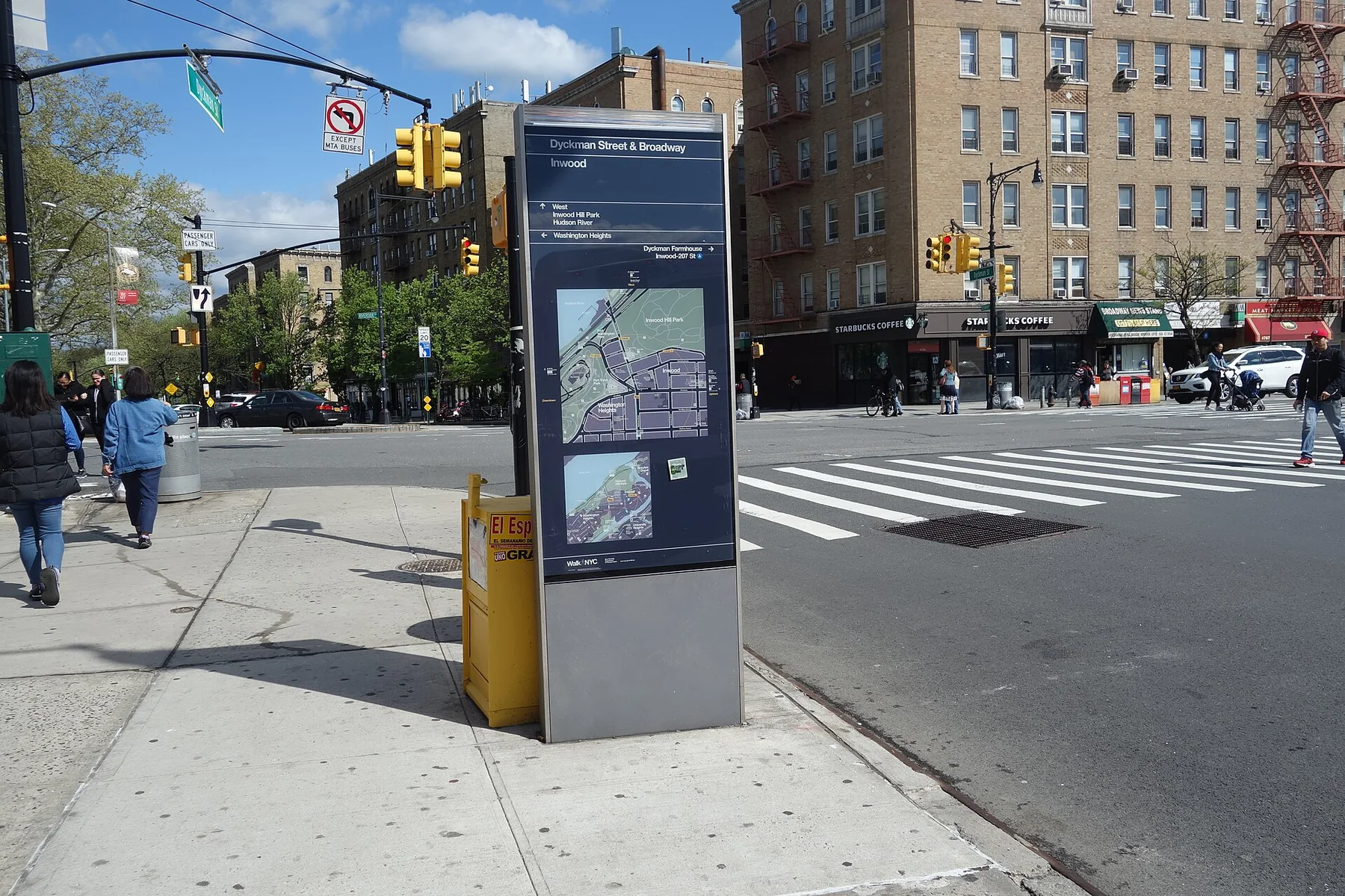 Broadway and Dyckman Street in Inwood, Manhattan