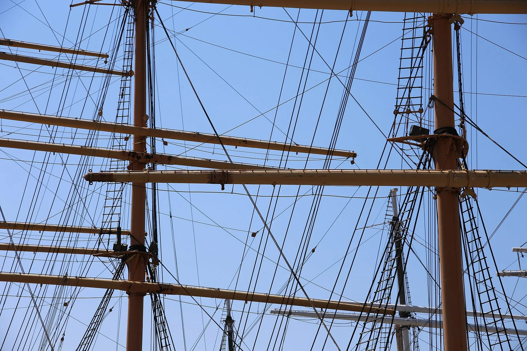 Historic South Street Seaport buildings and waterfront in Lower Manhattan